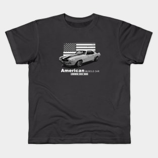 Camaro Z28 American Muscle Car 60s 70s Old is Gold Kids T-Shirt